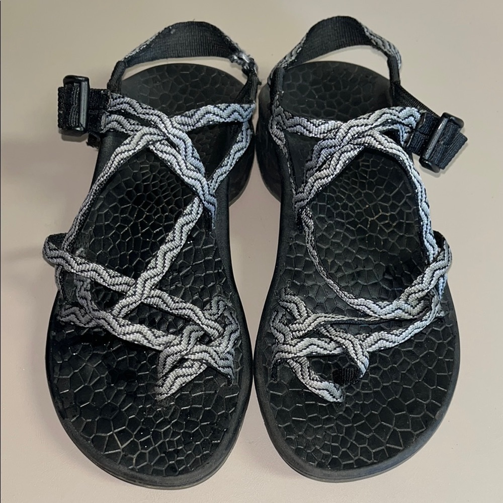 Chaco Updraft EcoTread X2 J105182 Outdoor Gray Waves Sandals | size 8